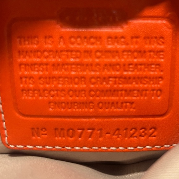 Coach Hampton Scribble Stripe Swingpack Crossbody Bag Purse - Picture 15 of 15